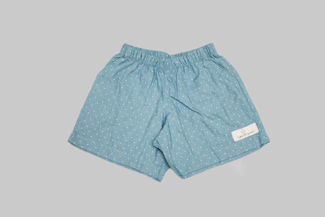Girls soft denim shorts